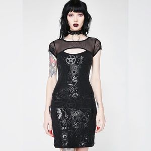Killstar Grave Girl Bodycon Dress